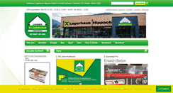 Desktop Screenshot of lagerhaus-hippach.at